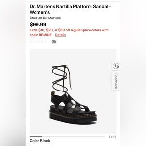 Dr. Martens Nartilla Platform Sandals